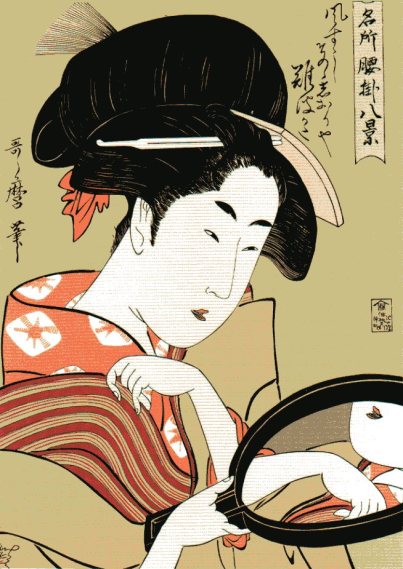 Kitagawa Utamaro - "Okita"